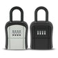 🔐 4-Digit Key Lock Box with Removable Hook – Aluminium