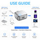 ⚡ 140W Smart Auto-Disconnect Charger – Compact Power Adapter