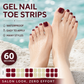 💅 Semi-Cured Gel Toenail Stickers | 32-Piece Set