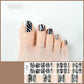💅 Semi-Cured Gel Toenail Stickers | 32-Piece Set