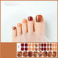💅 Semi-Cured Gel Toenail Stickers | 32-Piece Set