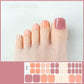 💅 Semi-Cured Gel Toenail Stickers | 32-Piece Set