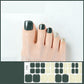 💅 Semi-Cured Gel Toenail Stickers | 32-Piece Set
