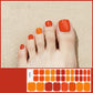 💅 Semi-Cured Gel Toenail Stickers | 32-Piece Set