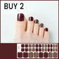 💅 Semi-Cured Gel Toenail Stickers | 32-Piece Set