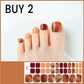 💅 Semi-Cured Gel Toenail Stickers | 32-Piece Set
