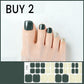 💅 Semi-Cured Gel Toenail Stickers | 32-Piece Set