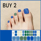 💅 Semi-Cured Gel Toenail Stickers | 32-Piece Set