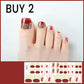 💅 Semi-Cured Gel Toenail Stickers | 32-Piece Set