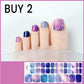 💅 Semi-Cured Gel Toenail Stickers | 32-Piece Set