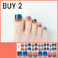 💅 Semi-Cured Gel Toenail Stickers | 32-Piece Set