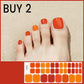 💅 Semi-Cured Gel Toenail Stickers | 32-Piece Set