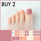 💅 Semi-Cured Gel Toenail Stickers | 32-Piece Set