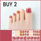 💅 Semi-Cured Gel Toenail Stickers | 32-Piece Set