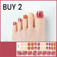 💅 Semi-Cured Gel Toenail Stickers | 32-Piece Set