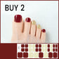 💅 Semi-Cured Gel Toenail Stickers | 32-Piece Set