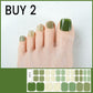 💅 Semi-Cured Gel Toenail Stickers | 32-Piece Set