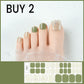 💅 Semi-Cured Gel Toenail Stickers | 32-Piece Set