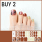 💅 Semi-Cured Gel Toenail Stickers | 32-Piece Set