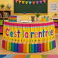 🎉 Classroom Party Table Skirt | Quick Decor