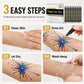 🎨 Metallic Body Paint Markers | Festival Set