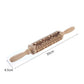 🎄 Embossed Rolling Pin | Festive Cookie Patterns