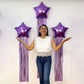 🎉 Foil Balloon + Tassel Set | Party Backdrop