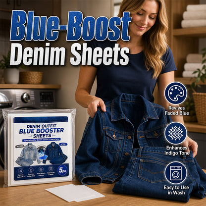 👖 Denim Colour-Reviving Sheets | Blue Refresh