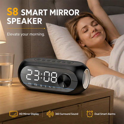 🔊 Bluetooth Speaker Clock | Dual Alarm