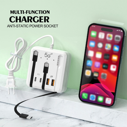⚡ Multi-Port USB Charging Station | EU/US/UK