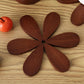 🌳 Foldable Wooden Trivet Set | Table-Saving Style