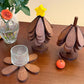 🌳 Foldable Wooden Trivet Set | Table-Saving Style