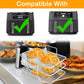 🍎 Air Fryer Dehydrator Rack | 3-Layer Stainless Steel