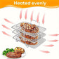 🍎 Air Fryer Dehydrator Rack | 3-Layer Stainless Steel