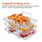 🍎 Air Fryer Dehydrator Rack | 3-Layer Stainless Steel