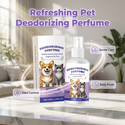 🌸 Pet Deodorizing Perfume Spray | Fresh-Coat Mist