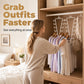 👕 V-Shape Double-Sided Hanger | Space Saver