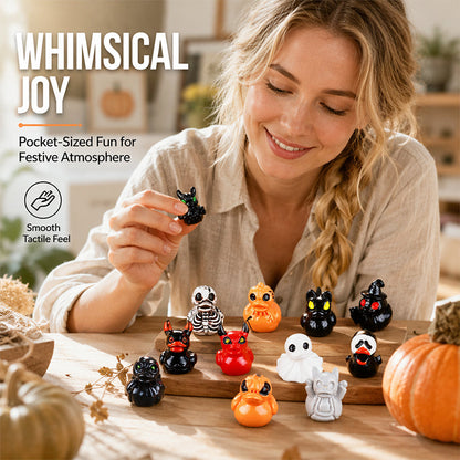 🎃 Spooky Devil Duck Decor | Halloween Mini