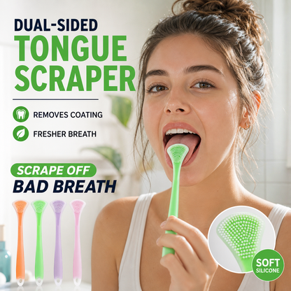 👅 Dual-Sided Tongue Scraper | Fresh-Mouth Care
