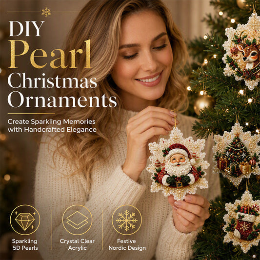 🎄 DIY Diamond Painting Christmas Ornaments | Set
