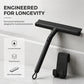 🧼 Silicone Shower Squeegee | Matte Black