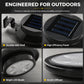 ☀️ Solar LED Gutter Wall Light | Outdoor Accent
