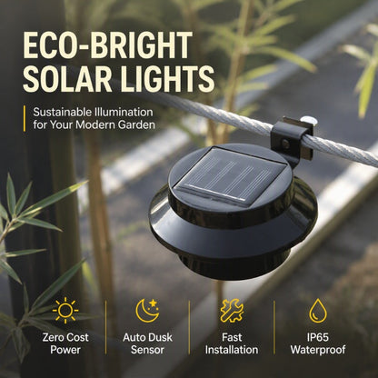 Outdoor Waterproof Solar LED Gutter Wall Lights