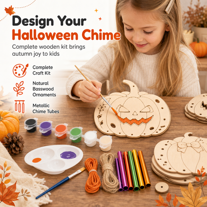 Halloween Wooden Pumpkin DIY Craft Kit
