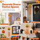 Halloween Wooden Pumpkin DIY Craft Kit