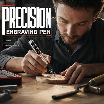 🖊️ Rechargeable Engraving Pen Kit | 3-Speed