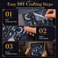 🦇 3D Pearl Gothic Art Kit | Halloween DIY