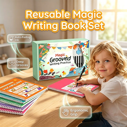 ✏️ Magic Writing Practice Books | Reusable Tracing Set