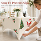 🎄 Christmas Stretch Table Cover | Fitted Rectangle