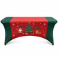 🎄 Christmas Stretch Table Cover | Fitted Rectangle